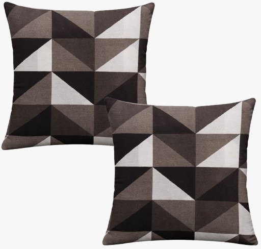 Kit 2 Capas de Almofada Triangulo Zíper 42 x 42